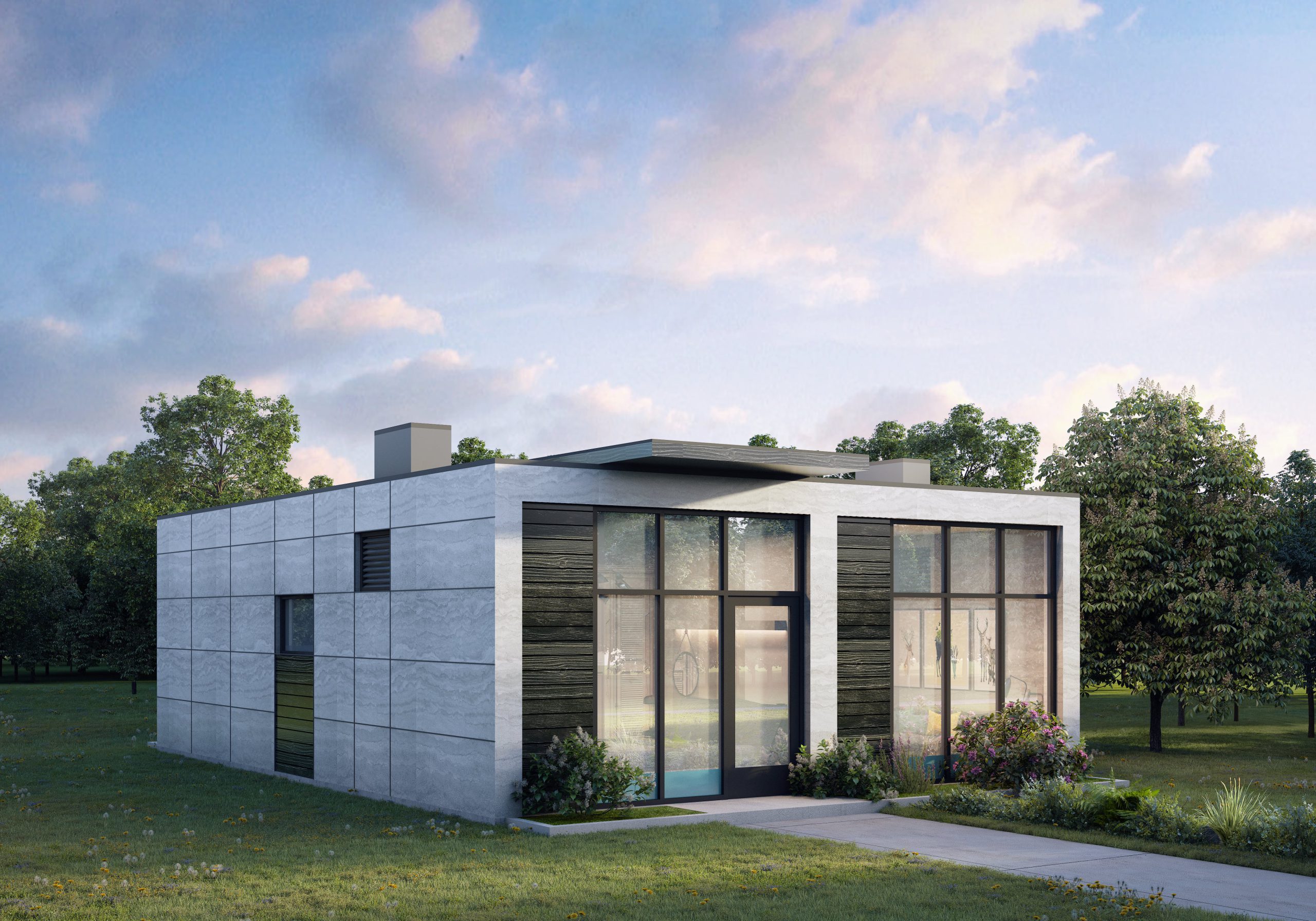 Double pod rendering
